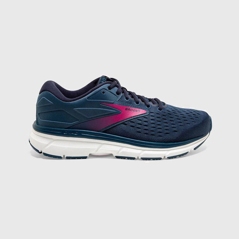 Brooks Women's Dyad 11 Road Running Shoes Singapore - Blue (96532-TOUW)